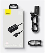 Зарядное устройство Baseus GaN3Pro 100W кабель type-C в комплекте!!, фото 2