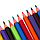 Карандаши 24 цвета Calligrata, заточенные, шестигранные, пластиковые, картонная упаковка, европодвес, фото 3