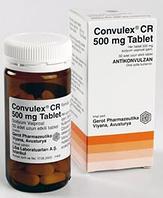 Конвулекс (Вальпроевая кислота) | Convulex CR (Valproic acid) 300 мг, 500 мг