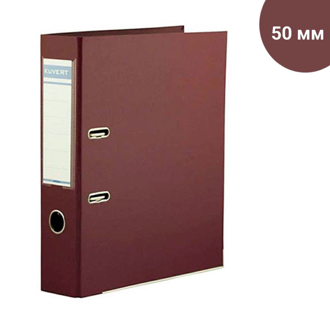 Папка-регистратор А4, ширина 50 мм, бордовые