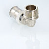 Угольник пресс с наружной резьбой 20 х 3/4" (U) VVM, фото 7