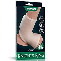 Насадка на пенис с вибрацией Silk Knights Ring (12*2,8)