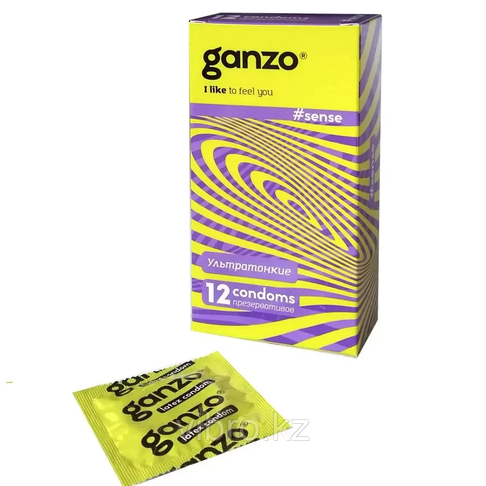 Презервативы Ganzo, sense тонкие 12 шт.