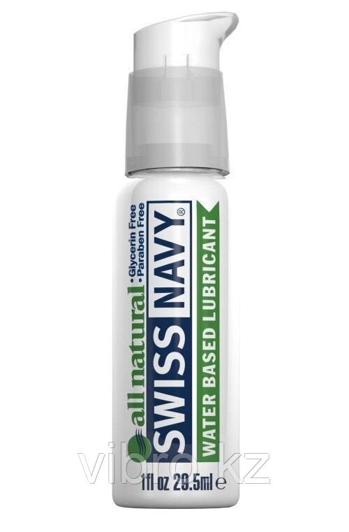 Гипоаллергенный лубрикант Swiss Navy All Natural Water Base Lubricant - 29,5 мл