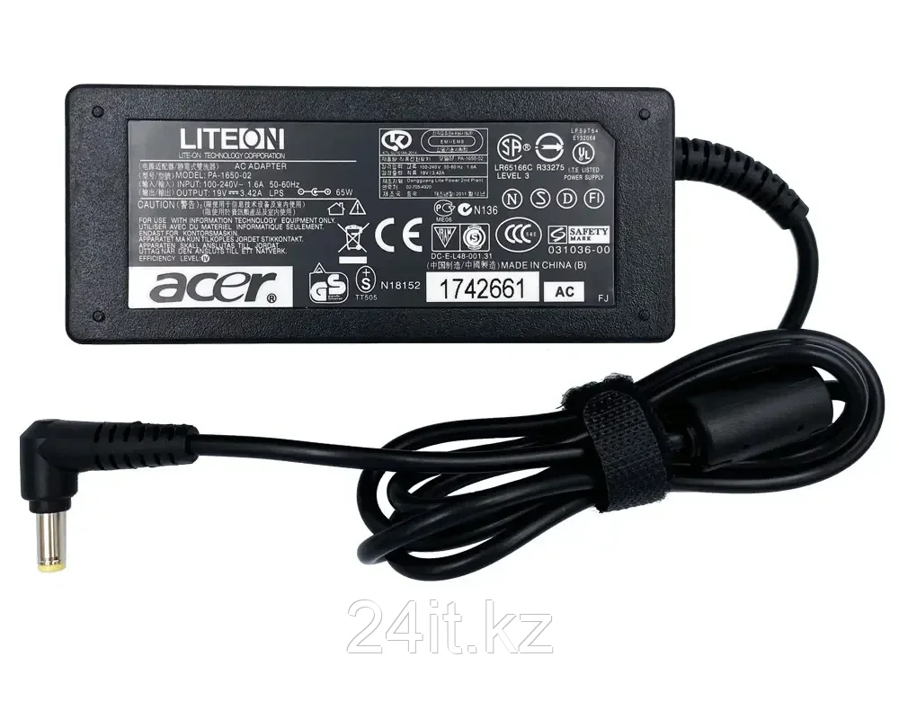 Блок питания для ноутбука Acer 65W 19V/3.42A 5.5*1.7