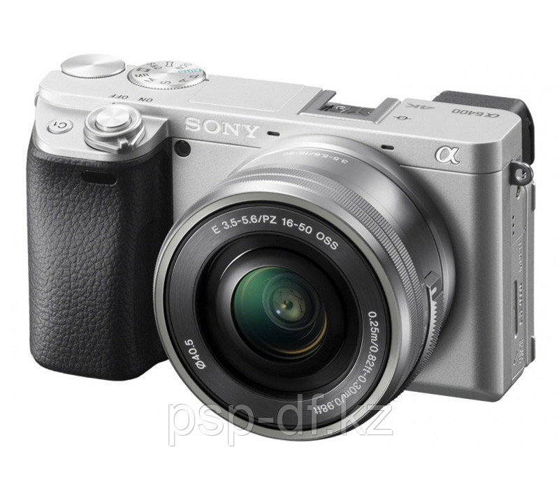 Фотоаппарат Sony Alpha A6400 kit 16-50mm серебристый - фото 1 - id-p92026638