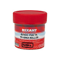 Флюс для пайки, паста TR-RMA KELLER, 20мл, банка REXANT