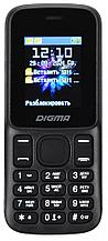 Мобильный телефон Digma A172 Linx 32Mb черный моноблок 2Sim 1.77" 128x160 GSM900/1800 microSD max32Gb