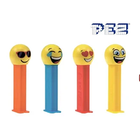 PEZ Игрушка "Смайлики Эмодзи" + конфеты 17 гр/Венгрия/