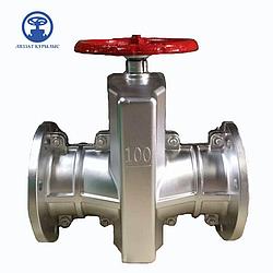 Задвижка шланговая 33а17р (П 98036) DN 50 мм PN 6 кгс/см2