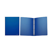 Папка на 4 кольцах пластик. ErichKrause® Classic, 24мм, A4, синий (в коробке-дисплее по 12 шт.)