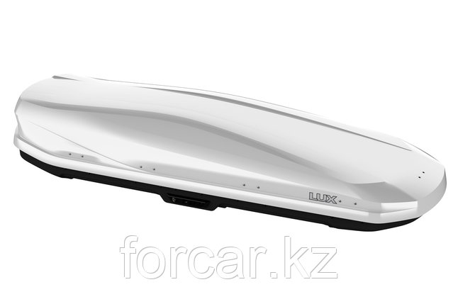 Бокс LUX IRBIS 206 белый глянцевый 470 л (206х75х36 см.) с двусторонним открыванием, фото 1
