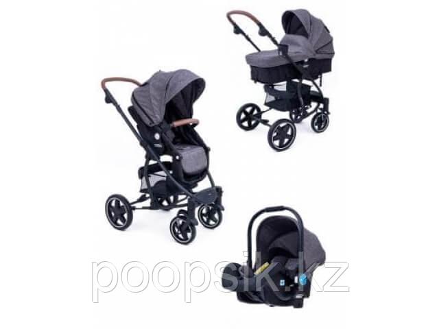 Коляска трансформер 3 в 1 Madison Tomix Dark Grey+Black