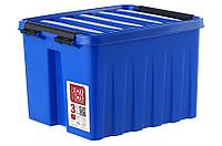 Контейнер с крышкой и клипсами 210х170х140мм Синий