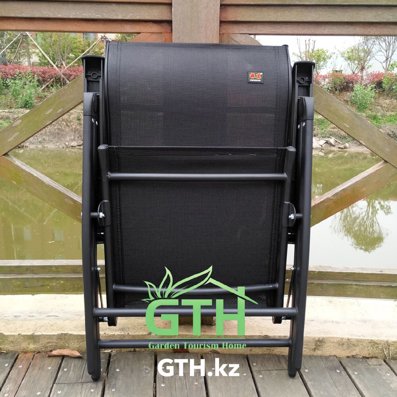 Складное кресло с регулировкой спины Zhejang Zhendong. Нагрузка 150 кг. Доставка. - фото 4 - id-p91882866