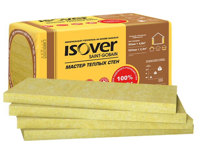 Минплита Isover Warm Walls Master-50, 50 кг/м3