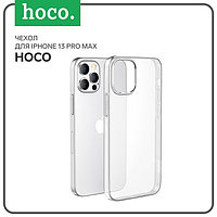 Чехол Hoco, для iPhone 13 Pro Max, полиуретан (TPU), толщина 1 мм, прозрачный