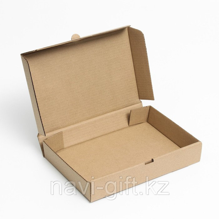 Коробка для пиццы, крафт, 30 х 20 х 5 см - фото 2 - id-p102988011