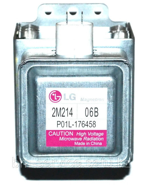 Магнетрон LG 2M214-06B 700W 4 пластины 6 отв разьём перпендикулярно - фото 1 - id-p102672433