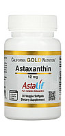 Астаксантин, 12 мг, 30 капсул в растительной оболочке. California gold nutrition