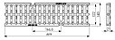 Решетка водоприемная Gidrolica Super РВ -10.14.50 - щелевая чугунная ВЧ, кл. D400, фото 3