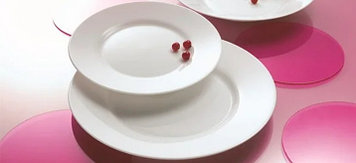 Набор тарелок обеденных белых EVERYDAY 25 штук