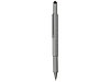 Ручка шариковая металлическая Tool, серый. Встроенный уровень, мини отвертка, стилус, фото 2