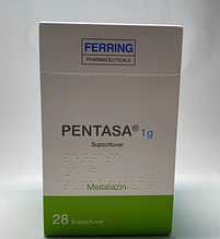Пентаса (Месалазин)  | Pentasa (Mesalazin) суппозитории ректальные 1 г