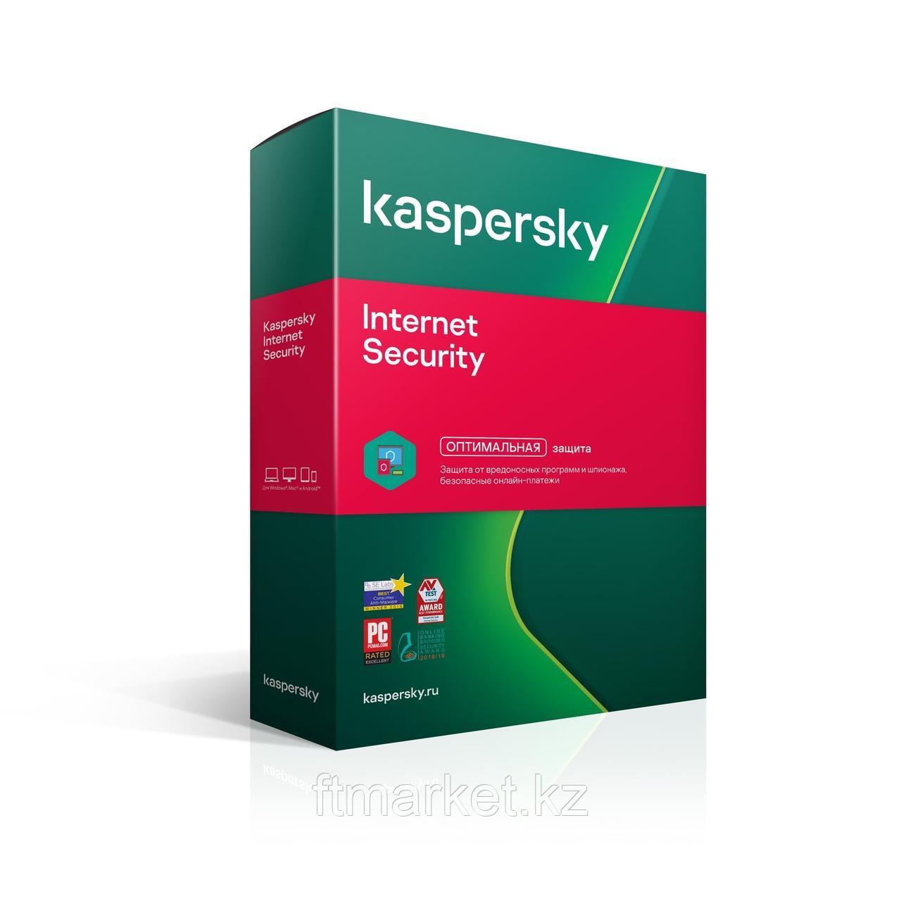 Программное обеспечение Kaspersky/Internet Security Kazakhstan Edition. 2021 Box 3-Device 1 year Base