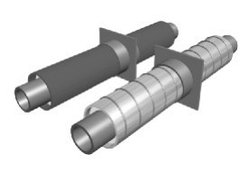 Неподвижные стальные опоры 25-1000 мм