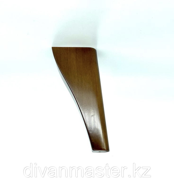 Ножка мебельная, деревянная, с наклоном 15 см