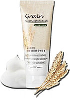Пенка для умывания со злаками Medi Flower Grain Facial Cleansing Foam 150 мл