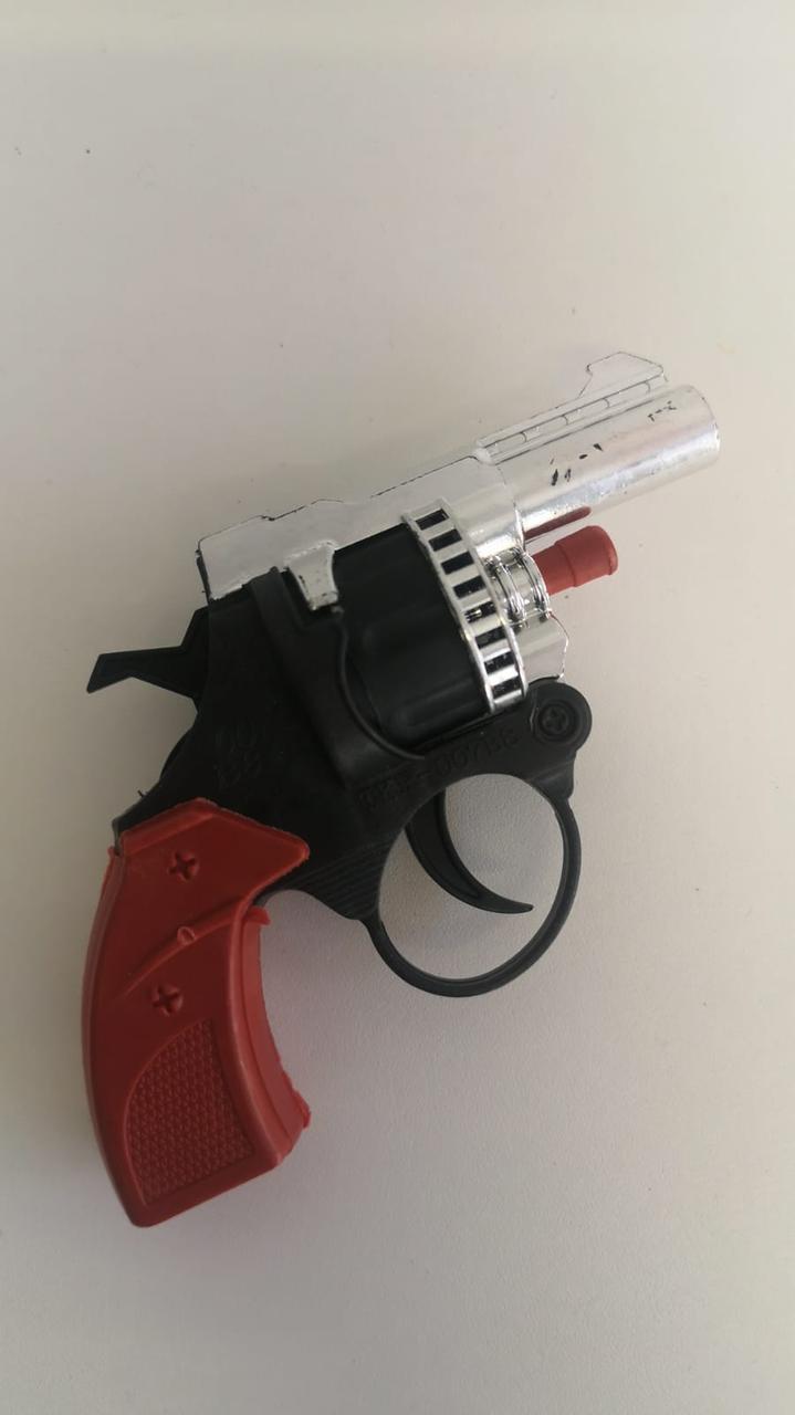 Пистолет с пистонами /  Револьвер игрушечный с пульками