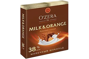Шоколад молочный Milk & Orange «OZera», 90 г
