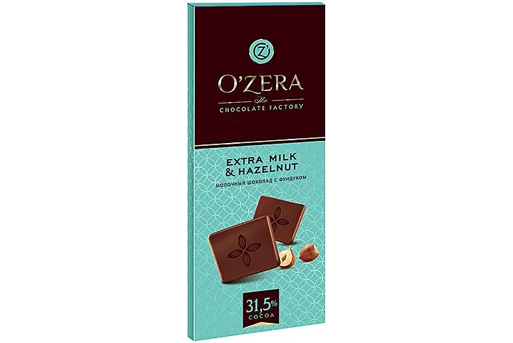 Шоколад молочный Extra milk & Hazelnut «OZera», 90 г