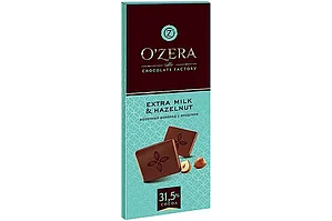 Шоколад молочный Extra milk & Hazelnut «OZera», 90 г