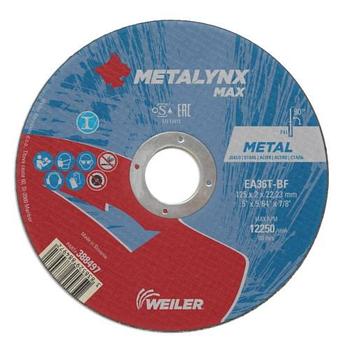 Круг отрезной D125x2,0 Metal EA36T-BF Metalynx MAX 388497