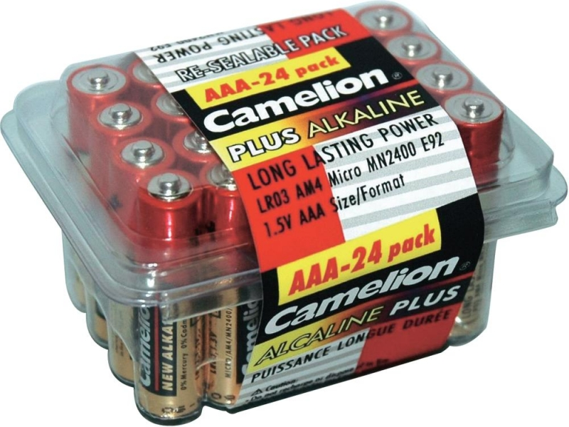 Батарейка AAA Camelion Plus Alkaline LR03-PB24 1,5 В - фото 2 - id-p12919871