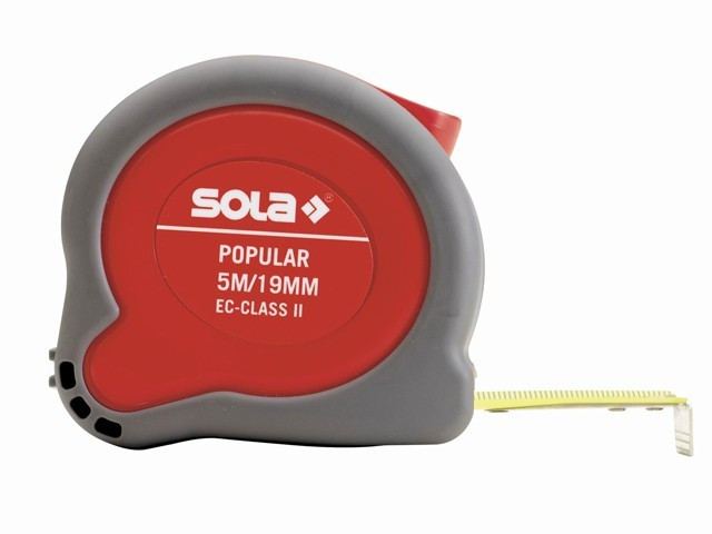Рулетка  5м/19мм "Popular" PP 5m (SOLA) (SOLA)