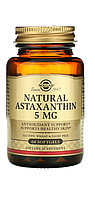 Астаксантин 5 мг. 60 капсул Solgar