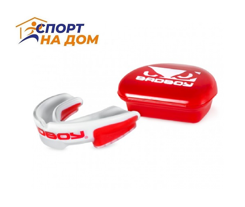 Капа с футлятом Badboy Multisport Red/White - фото 1 - id-p103042838