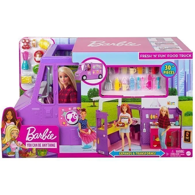 Barbie Набор игровой Фургончик с едой Фудтрак Барби
