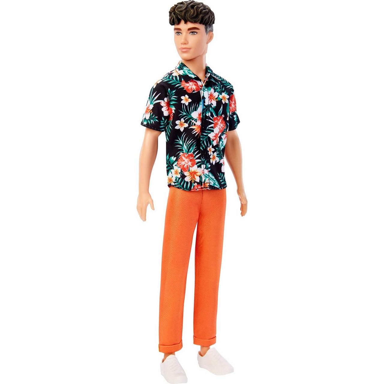 Barbie "Игра с модой" Кукла Кен в цветочной рубашке #184 в виниловой упаковке - фото 1 - id-p102972905