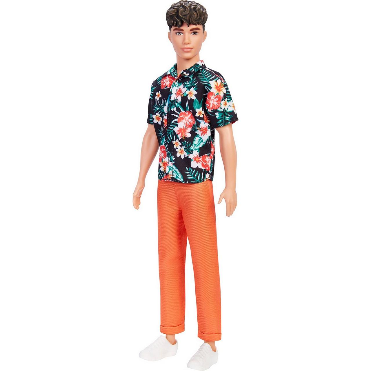 Barbie "Игра с модой" Кукла Кен в цветочной рубашке #184 в виниловой упаковке - фото 2 - id-p102972905