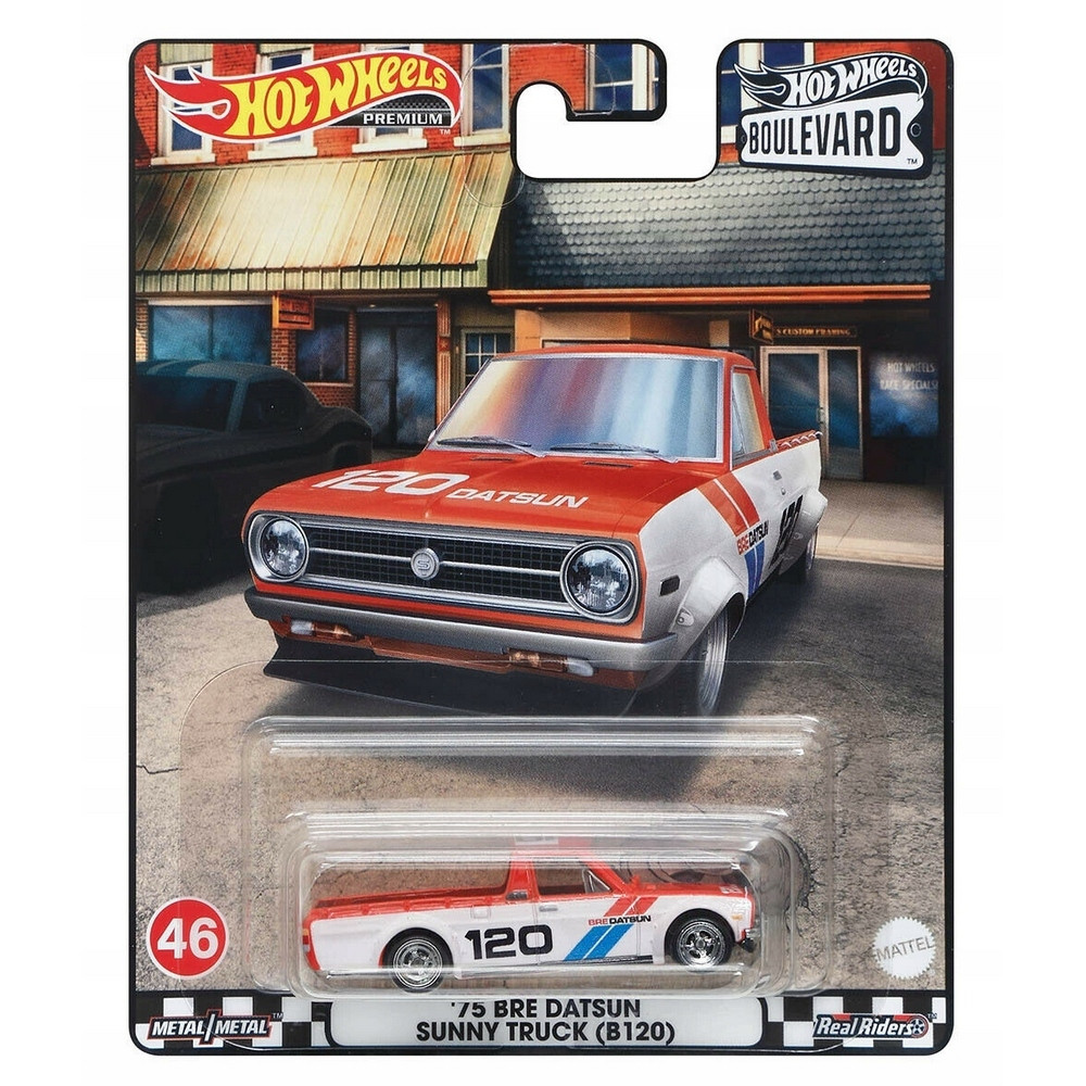 Hot Wheels Металлическая модель Bre Datsun Sunny Truck (B120) HCR11, Хот Вилс Boulevard