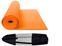 Коврики для йоги ART.Fit (61х173х0.6 см) ПВХ, с чехлом Оранжевый