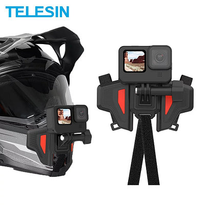 Крепление на подбородок мотошлема для экшн-камер | TELESIN