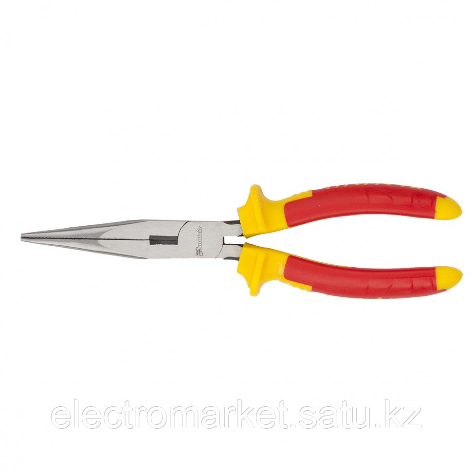 Длинногубцы прямые Insulated, 200 мм, двухкомпонентные рукоятки Matrix Professional Новинка