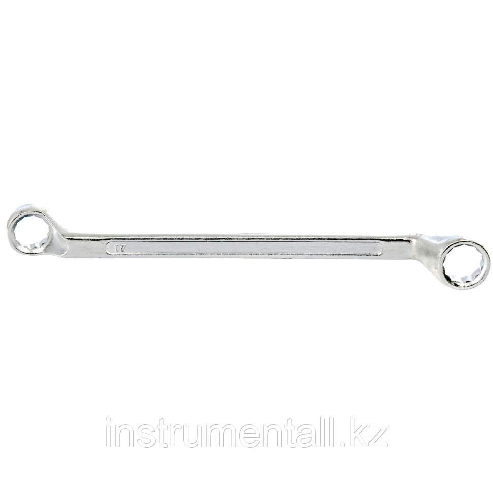 Ключ накидной коленчатый, 17 х 19 мм, хромированный Sparta Новинка - фото 1 - id-p103051424