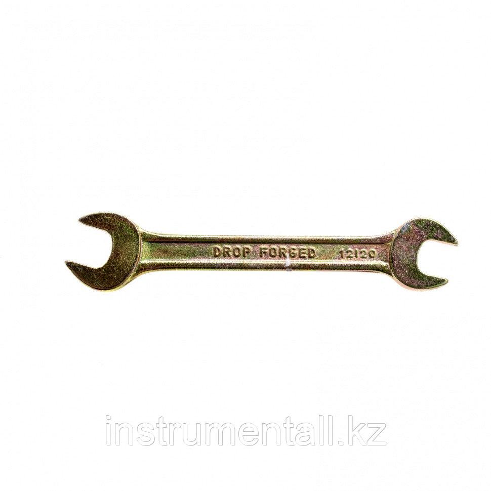 Ключ рожковый, 12 х 13 мм, желтый цинк Сибртех Новинка